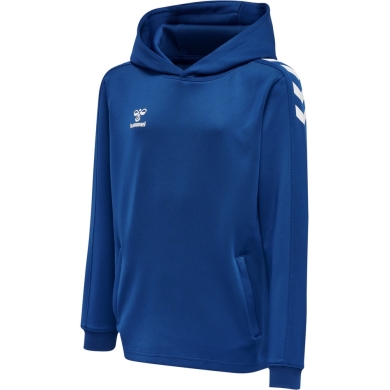 hummel Sport Hooded Sweatshirt hmlCORE XK Poly Sweat Hoodie (Polyester Sweat Fabric) with Hood Dark Blue Children