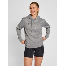 hummel Sport Hoodie hmlCORE XK Poly Sweat Hoodie (Polyester Sweat Fabric) with Hood Grey Women