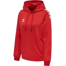 hummel Sport Hoodie hmlCORE XK Poly Sweat Hoodie (Polyester Sweat Fabric) with Hood Red Women