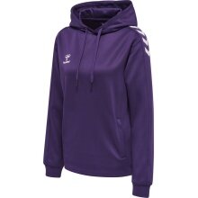 hummel Sport Hoodie hmlCORE XK Poly Sweat Hoodie (Polyester Sweat Fabric) with Hood Purple/White Women