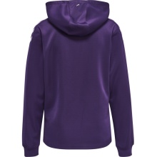 hummel Sport Hoodie hmlCORE XK Poly Sweat Hoodie (Polyester Sweat Fabric) with Hood Purple/White Women