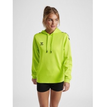 hummel Sport Hoodie hmlCORE XK Poly Sweat Hoodie (Polyester Sweat Fabric) with Hood lime green Women