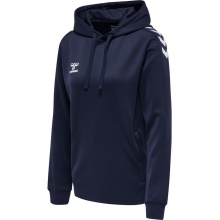 hummel Sport Hoodie hmlCORE XK Poly Sweat Hoodie (Polyester Sweat Fabric) with Hood Navy Blue Women