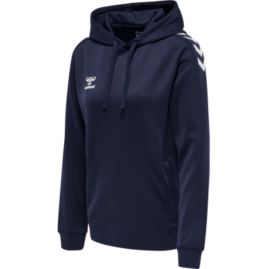 hummel Sport Hoodie hmlCORE XK Poly Sweat Hoodie (Polyester Sweat Fabric) with Hood Navy Blue Women