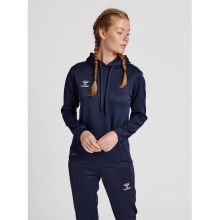 hummel Sport Hoodie hmlCORE XK Poly Sweat Hoodie (Polyester Sweat Fabric) with Hood Navy Blue Women