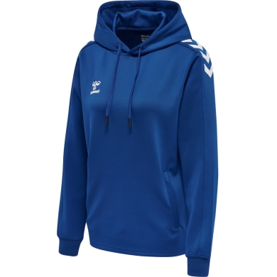 hummel Sport Hoodie hmlCORE XK Poly Sweat Hoodie (Polyester Sweat Fabric) with Hood in Dark Blue for Women