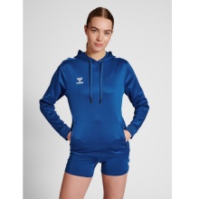 hummel Sport Hoodie hmlCORE XK Poly Sweat Hoodie (Polyester Sweat Fabric) with Hood in Dark Blue for Women