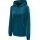 hummel Sport Hoodie hmlCORE XK Poly Sweat Hoodie (Polyester Sweat Fabric) with Hood in Coral Blue Women