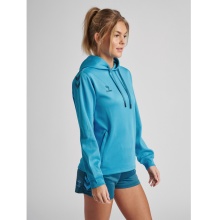 hummel Sports Hoodie hmlCORE XK Poly Sweat Hoodie (Polyester Sweat Fabric) with Hood Blue Women