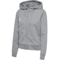 hummel Hoodie hmlGO 2.0 Full-Zip Hoodie (soft sweat fabric) grey Women