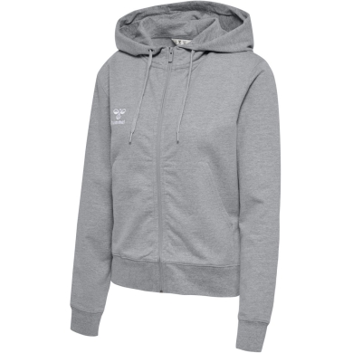 hummel Hoodie hmlGO 2.0 Full-Zip Hoodie (soft sweat fabric) grey Women