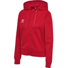 hummel Hoodie hmlGO 2.0 Full-Zip Hoodie (soft sweat fabric) red Women