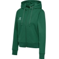 hummel Hoodie hmlGO 2.0 Full-Zip Hoodie (soft sweat fabric) dark green Women