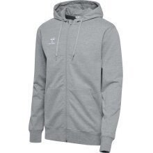 hummel Hoodie hmlGO 2.0 Full-Zip Hoodie (soft sweat fabric) grey Men