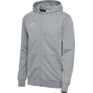 hummel Hoodie hmlGO 2.0 Full-Zip Hoodie (soft sweat fabric) grey Men