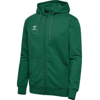 hummel Hoodie hmlGO 2.0 Full-Zip Hoodie (soft sweat fabric) dark green Men