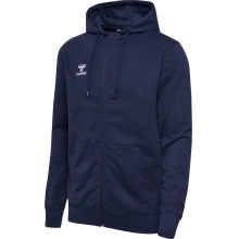 hummel Hoodie hmlGO 2.0 Full-Zip Hoodie (soft sweat fabric) navy blue Men