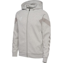 hummel Hoodie hmlTRAVEL Full-Zip Hoodie (soft sweat fabric) light grey Men