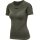 hummel Functional Underwear Short Sleeve Seamless Round Neck green Women