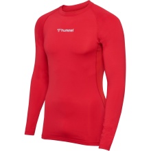 Hummel functional underwear long-sleeve shirt hmlBL Performance Tee red men's