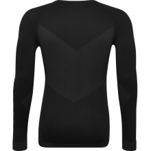 hummel Functional Underwear Long Sleeve Seamless Round Neck Seamless Black Men