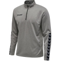 hummel Sport Long Sleeve Shirt hmlAUTHENTIC Half-Zip Sweatshirt (knitted polyester) grey Men