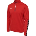 hummel Sport Long Sleeve Shirt hmlAUTHENTIC Half-Zip Sweatshirt (knitted polyester) red Men