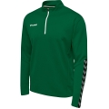 hummel Sport Long Sleeve Shirt hmlAUTHENTIC Half-Zip Sweatshirt (knitted polyester) dark green Men