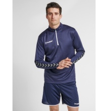 hummel Sport Long Sleeve Shirt hmlAUTHENTIC Half-Zip Sweatshirt (knitted polyester) navy blue Men