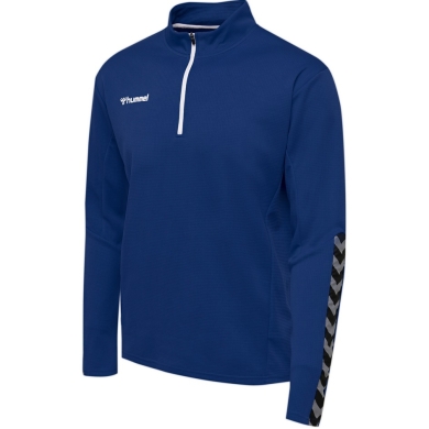 hummel Sport Long Sleeve Shirt hmlAUTHENTIC Half-Zip Sweatshirt (knitted polyester) dark blue Men