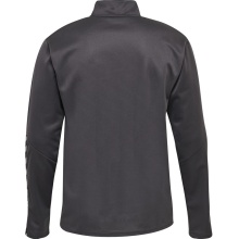 hummel Sport Long Sleeve Shirt hmlAUTHENTIC Half-Zip Sweatshirt (knitted polyester) asphalt grey Kids