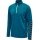 hummel Sport Long Sleeve Shirt hmlAUTHENTIC Half-Zip Sweatshirt (knitted polyester) teal blue Kids