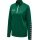 hummel Sport Long Sleeve Shirt hmlAUTHENTIC Half-Zip Sweatshirt (knitted polyester) dark green Women