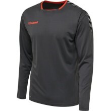 hummel Sport Long Sleeve Shirt hmlAUTHENTIC Poly Jersey (light jersey fabric) asphalt grey Men