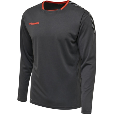 hummel Sport Long Sleeve Shirt hmlAUTHENTIC Poly Jersey (light jersey fabric) asphalt grey Men