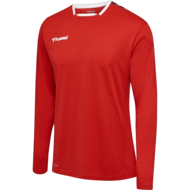 hummel Sport Long Sleeve Shirt hmlAUTHENTIC Poly Jersey (light jersey fabric) red Men