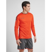 hummel Sport Long Sleeve Shirt hmlAUTHENTIC Poly Jersey (light jersey fabric) flashorange Men