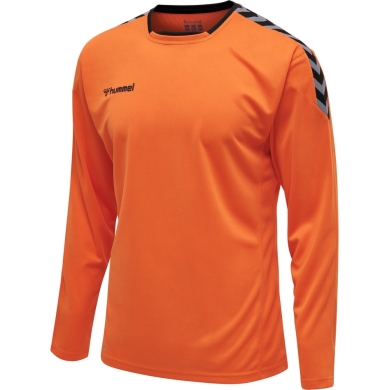 hummel Sport Long Sleeve Shirt hmlAUTHENTIC Poly Jersey (lightweight jersey fabric) orange Men