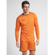 hummel Sport Long Sleeve Shirt hmlAUTHENTIC Poly Jersey (lightweight jersey fabric) orange Men