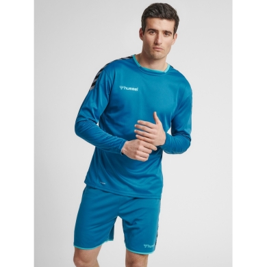 hummel Sport Long Sleeve Shirt hmlAUTHENTIC Poly Jersey (light jersey fabric) teal blue Men