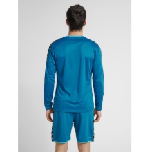 hummel Sport Long Sleeve Shirt hmlAUTHENTIC Poly Jersey (light jersey fabric) teal blue Men