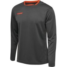 hummel Sport Long Sleeve Shirt hmlAUTHENTIC Poly Jersey (light jersey fabric) asphalt grey Kids