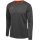 hummel Sport Long Sleeve Shirt hmlAUTHENTIC Poly Jersey (light jersey fabric) asphalt grey Kids