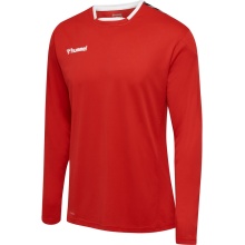 hummel Sport Long Sleeve Shirt hmlAUTHENTIC Poly Jersey (light jersey fabric) red Kids