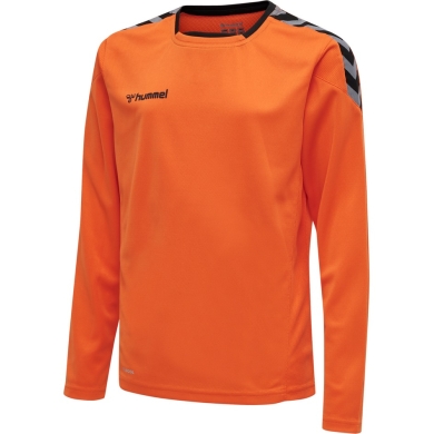 hummel Sport Long Sleeve Shirt hmlAUTHENTIC Poly Jersey (lightweight jersey fabric) orange Kids