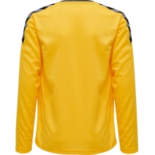 hummel Sport Long Sleeve Shirt hmlAUTHENTIC Poly Jersey (lightweight jersey fabric) yellow/black Kids