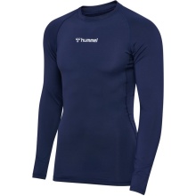 Hummel functional underwear long-sleeve shirt hmlBL Performance Tee navy blue Men's