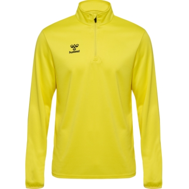 hummel Sport Long Sleeve Shirt hmlESSENTIAL Half-Zip (comfortable fit) yellow Men's