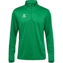 hummel Sport Long Sleeve Shirt hmlESSENTIAL Half-Zip (comfortable fit) green men's