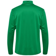 hummel Sport Long Sleeve Shirt hmlESSENTIAL Half-Zip (comfortable fit) green men's